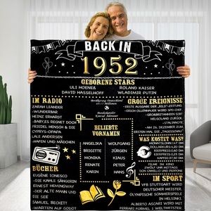 NIB 1952 Fleece Blanket